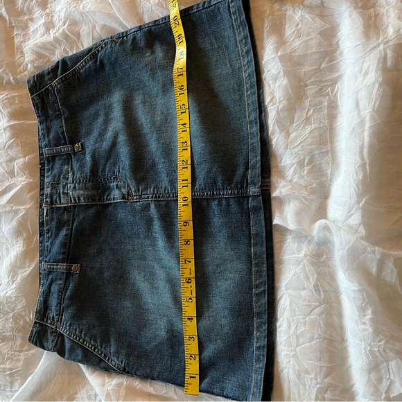 Express Precision Fit Jean Mini Skirt - Picture 3 of 5